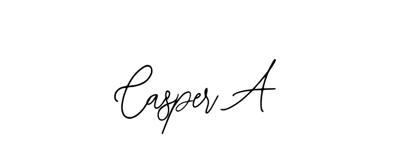 Also we have Casper A name is the best signature style. Create professional handwritten signature collection using Bearetta-2O07w autograph style. Casper A signature style 12 images and pictures png