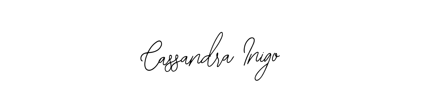 Make a short Cassandra Inigo signature style. Manage your documents anywhere anytime using Bearetta-2O07w. Create and add eSignatures, submit forms, share and send files easily. Cassandra Inigo signature style 12 images and pictures png