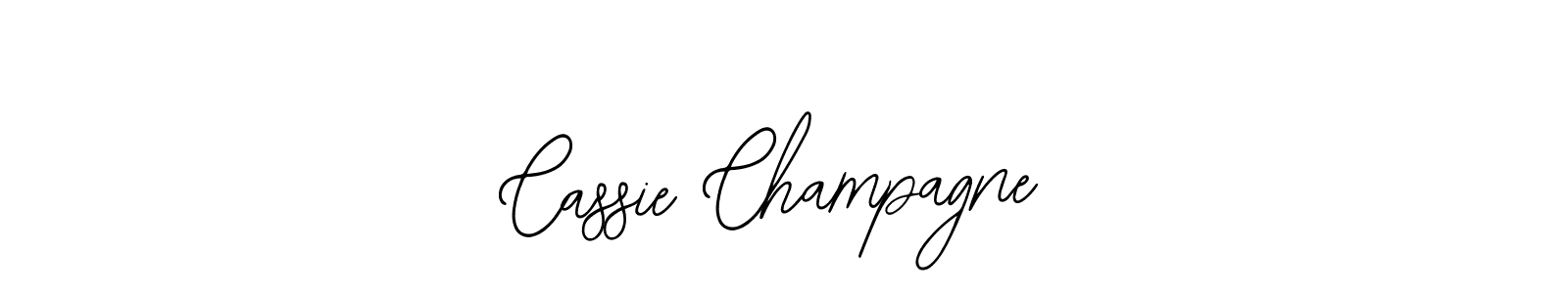 Make a beautiful signature design for name Cassie Champagne. Use this online signature maker to create a handwritten signature for free. Cassie Champagne signature style 12 images and pictures png