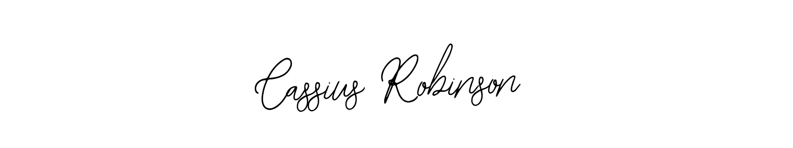 You should practise on your own different ways (Bearetta-2O07w) to write your name (Cassius Robinson) in signature. don't let someone else do it for you. Cassius Robinson signature style 12 images and pictures png