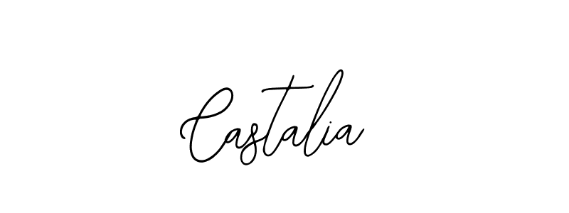 Use a signature maker to create a handwritten signature online. With this signature software, you can design (Bearetta-2O07w) your own signature for name Castalia. Castalia signature style 12 images and pictures png