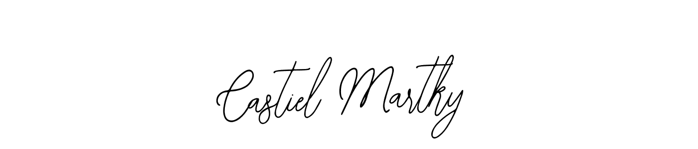 How to make Castiel Martky name signature. Use Bearetta-2O07w style for creating short signs online. This is the latest handwritten sign. Castiel Martky signature style 12 images and pictures png