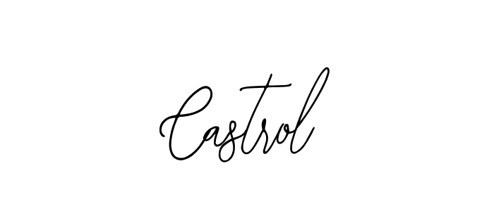 How to make Castrol name signature. Use Bearetta-2O07w style for creating short signs online. This is the latest handwritten sign. Castrol signature style 12 images and pictures png
