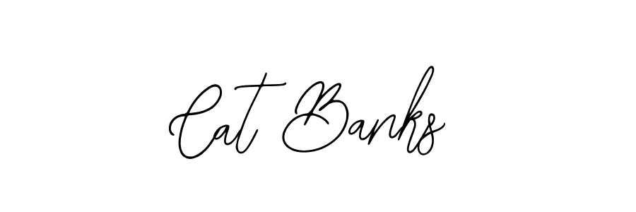 Design your own signature with our free online signature maker. With this signature software, you can create a handwritten (Bearetta-2O07w) signature for name Cat Banks. Cat Banks signature style 12 images and pictures png