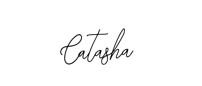 Use a signature maker to create a handwritten signature online. With this signature software, you can design (Bearetta-2O07w) your own signature for name Catasha. Catasha signature style 12 images and pictures png