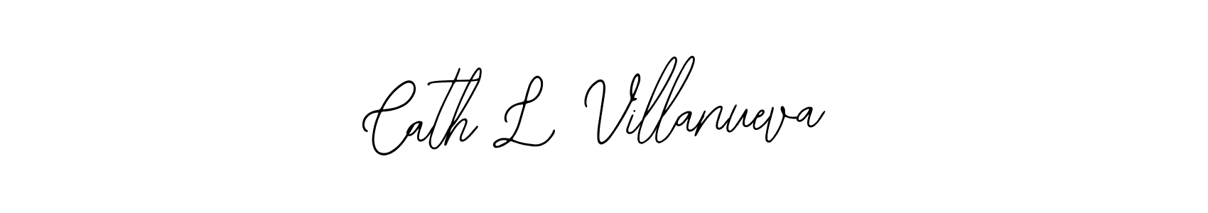 Create a beautiful signature design for name Cath L Villanueva. With this signature (Bearetta-2O07w) fonts, you can make a handwritten signature for free. Cath L Villanueva signature style 12 images and pictures png