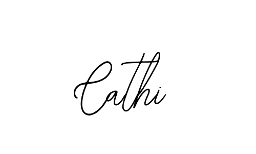 How to make Cathi name signature. Use Bearetta-2O07w style for creating short signs online. This is the latest handwritten sign. Cathi signature style 12 images and pictures png