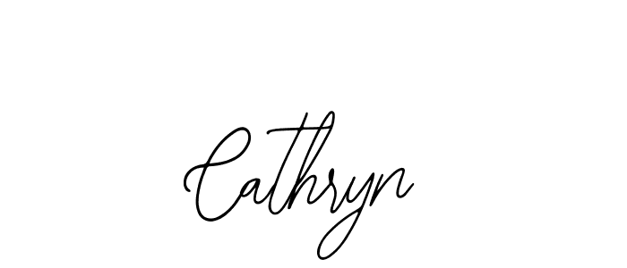 Use a signature maker to create a handwritten signature online. With this signature software, you can design (Bearetta-2O07w) your own signature for name Cathryn. Cathryn signature style 12 images and pictures png