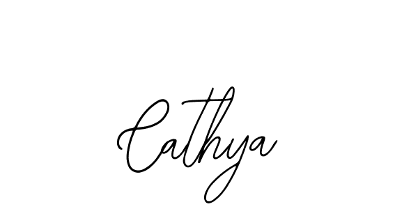 Use a signature maker to create a handwritten signature online. With this signature software, you can design (Bearetta-2O07w) your own signature for name Cathya. Cathya signature style 12 images and pictures png