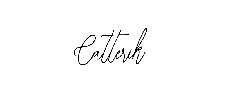 You should practise on your own different ways (Bearetta-2O07w) to write your name (Catterik) in signature. don't let someone else do it for you. Catterik signature style 12 images and pictures png