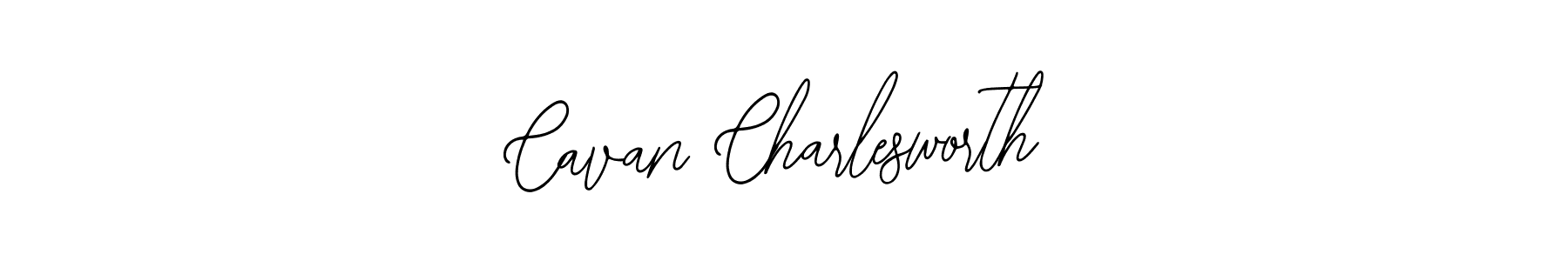 How to make Cavan Charlesworth name signature. Use Bearetta-2O07w style for creating short signs online. This is the latest handwritten sign. Cavan Charlesworth signature style 12 images and pictures png