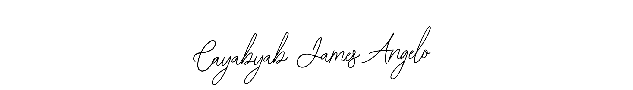 Cayabyab James Angelo stylish signature style. Best Handwritten Sign (Bearetta-2O07w) for my name. Handwritten Signature Collection Ideas for my name Cayabyab James Angelo. Cayabyab James Angelo signature style 12 images and pictures png