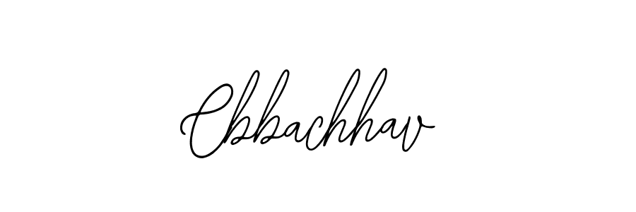How to make Cbbachhav name signature. Use Bearetta-2O07w style for creating short signs online. This is the latest handwritten sign. Cbbachhav signature style 12 images and pictures png