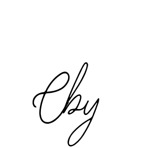 How to make Cby signature? Bearetta-2O07w is a professional autograph style. Create handwritten signature for Cby name. Cby signature style 12 images and pictures png