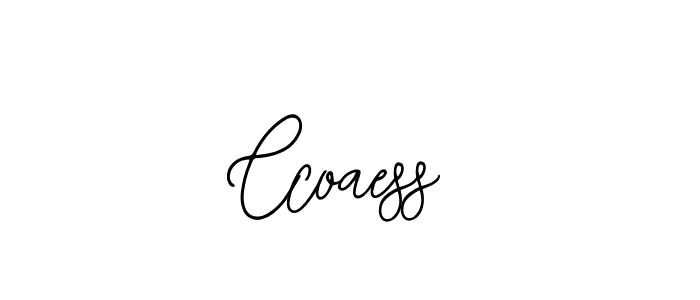 How to Draw Ccoaess signature style? Bearetta-2O07w is a latest design signature styles for name Ccoaess. Ccoaess signature style 12 images and pictures png