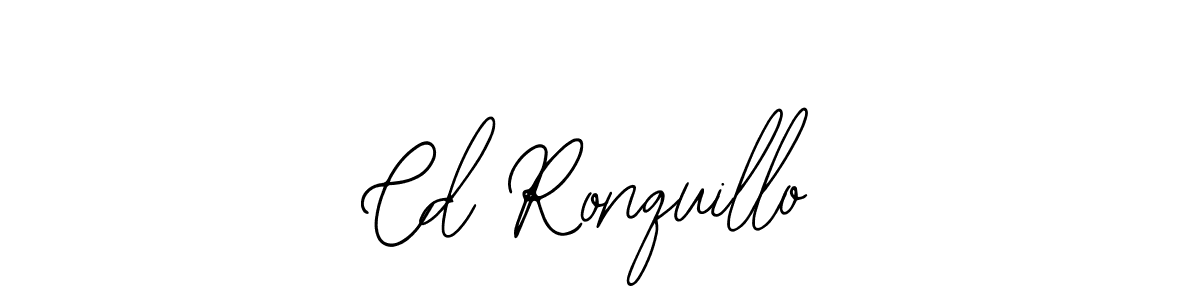 How to Draw Cd Ronquillo signature style? Bearetta-2O07w is a latest design signature styles for name Cd Ronquillo. Cd Ronquillo signature style 12 images and pictures png