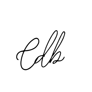 You should practise on your own different ways (Bearetta-2O07w) to write your name (Cdb) in signature. don't let someone else do it for you. Cdb signature style 12 images and pictures png