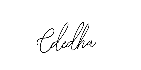 The best way (Bearetta-2O07w) to make a short signature is to pick only two or three words in your name. The name Cdedha include a total of six letters. For converting this name. Cdedha signature style 12 images and pictures png