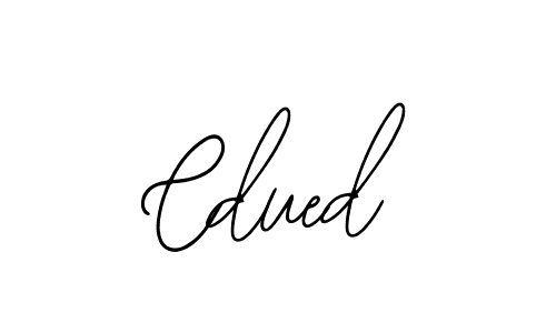 How to make Cdued name signature. Use Bearetta-2O07w style for creating short signs online. This is the latest handwritten sign. Cdued signature style 12 images and pictures png