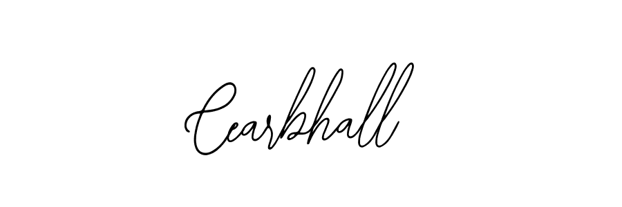 How to make Cearbhall name signature. Use Bearetta-2O07w style for creating short signs online. This is the latest handwritten sign. Cearbhall signature style 12 images and pictures png