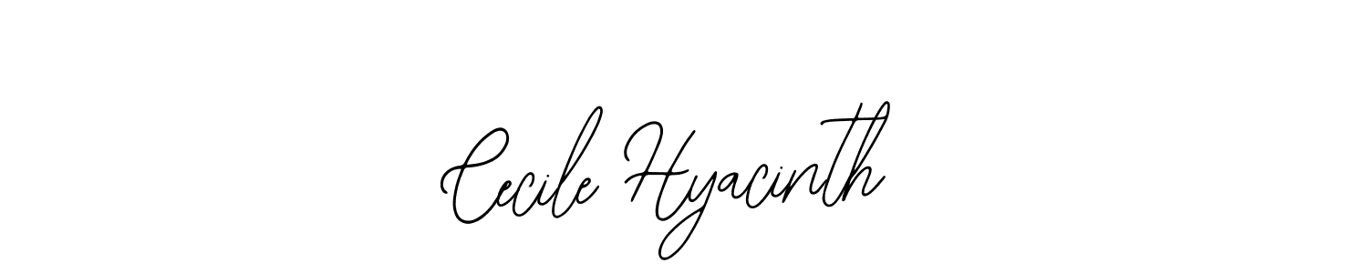 The best way (Bearetta-2O07w) to make a short signature is to pick only two or three words in your name. The name Cecile Hyacinth include a total of six letters. For converting this name. Cecile Hyacinth signature style 12 images and pictures png