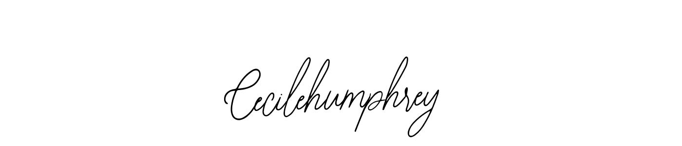 How to make Cecilehumphrey name signature. Use Bearetta-2O07w style for creating short signs online. This is the latest handwritten sign. Cecilehumphrey signature style 12 images and pictures png