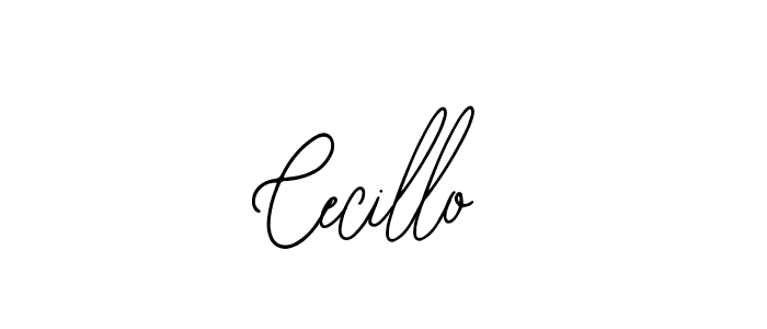 Use a signature maker to create a handwritten signature online. With this signature software, you can design (Bearetta-2O07w) your own signature for name Cecillo. Cecillo signature style 12 images and pictures png