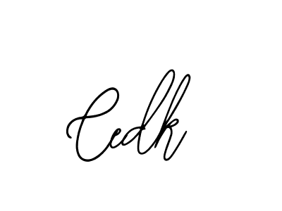 How to make Cedk signature? Bearetta-2O07w is a professional autograph style. Create handwritten signature for Cedk name. Cedk signature style 12 images and pictures png