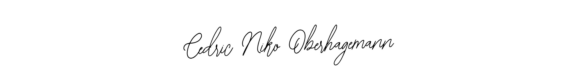 Also You can easily find your signature by using the search form. We will create Cedric Niko Oberhagemann name handwritten signature images for you free of cost using Bearetta-2O07w sign style. Cedric Niko Oberhagemann signature style 12 images and pictures png
