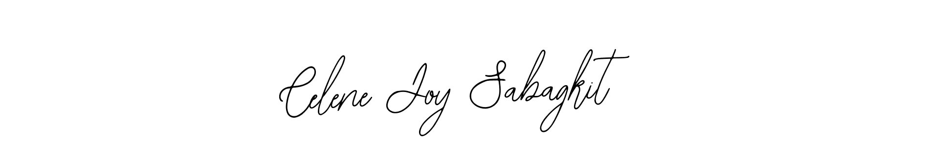 Also You can easily find your signature by using the search form. We will create Celene Joy Sabagkit name handwritten signature images for you free of cost using Bearetta-2O07w sign style. Celene Joy Sabagkit signature style 12 images and pictures png