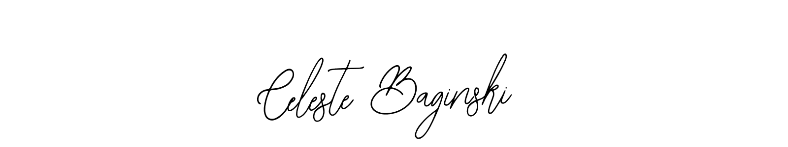 The best way (Bearetta-2O07w) to make a short signature is to pick only two or three words in your name. The name Celeste Baginski include a total of six letters. For converting this name. Celeste Baginski signature style 12 images and pictures png
