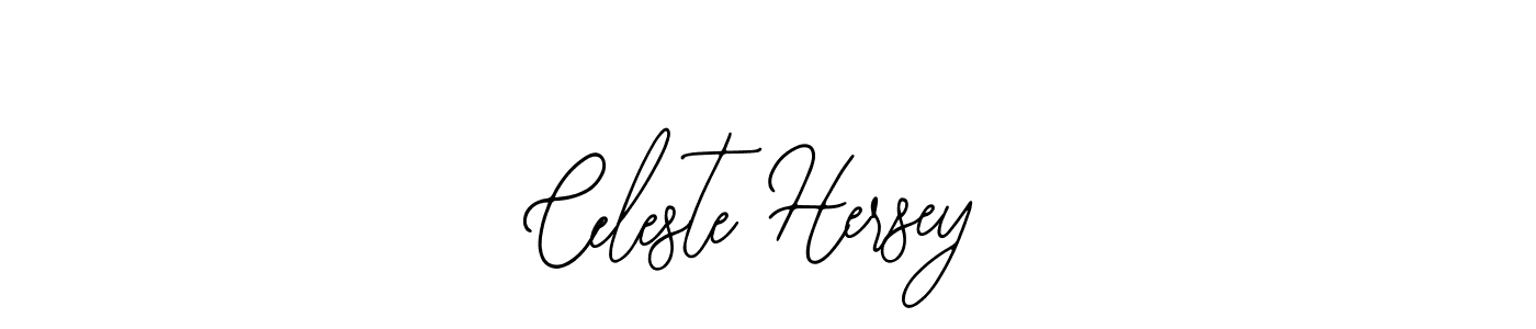 Make a beautiful signature design for name Celeste Hersey. With this signature (Bearetta-2O07w) style, you can create a handwritten signature for free. Celeste Hersey signature style 12 images and pictures png