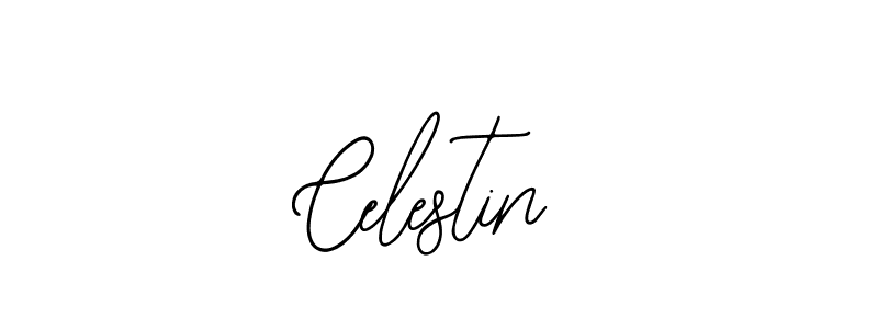 How to make Celestin name signature. Use Bearetta-2O07w style for creating short signs online. This is the latest handwritten sign. Celestin signature style 12 images and pictures png