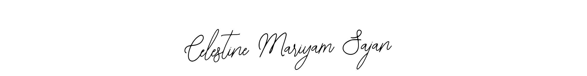 Also we have Celestine Mariyam Sajan name is the best signature style. Create professional handwritten signature collection using Bearetta-2O07w autograph style. Celestine Mariyam Sajan signature style 12 images and pictures png