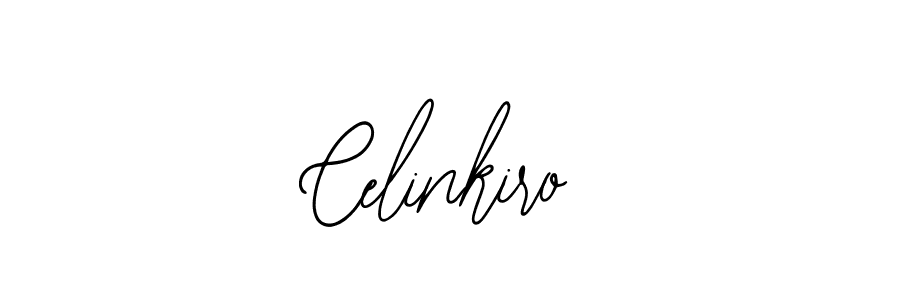 Use a signature maker to create a handwritten signature online. With this signature software, you can design (Bearetta-2O07w) your own signature for name Celinkiro. Celinkiro signature style 12 images and pictures png