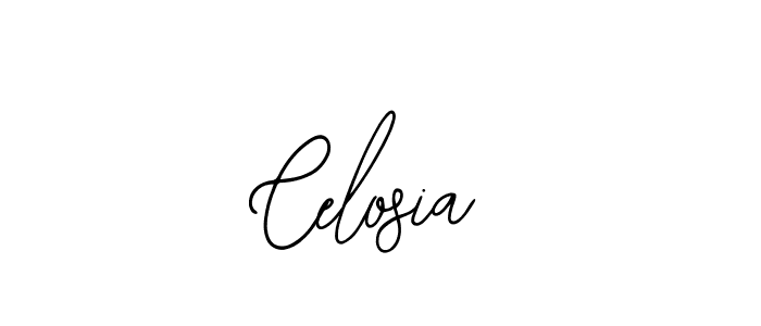 The best way (Bearetta-2O07w) to make a short signature is to pick only two or three words in your name. The name Celosia include a total of six letters. For converting this name. Celosia signature style 12 images and pictures png