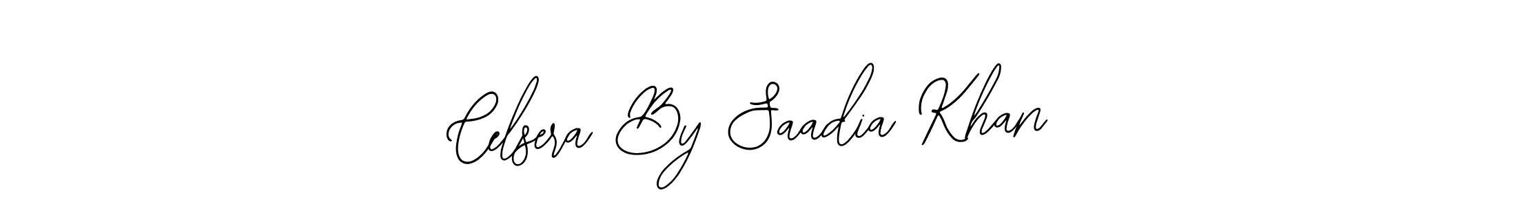 Use a signature maker to create a handwritten signature online. With this signature software, you can design (Bearetta-2O07w) your own signature for name Celsera By Saadia Khan. Celsera By Saadia Khan signature style 12 images and pictures png