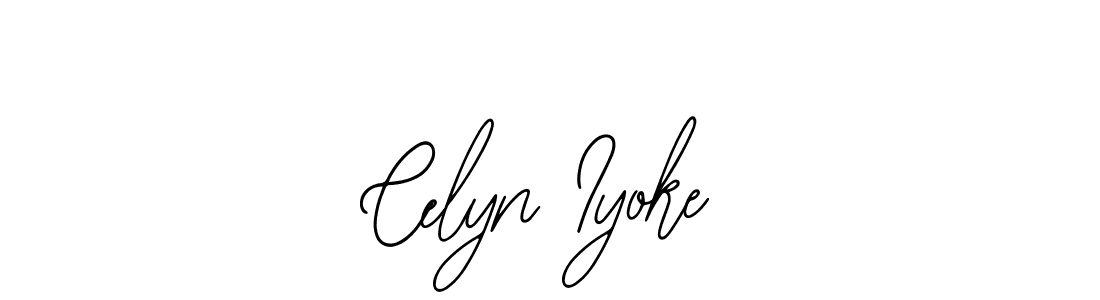 if you are searching for the best signature style for your name Celyn Iyoke. so please give up your signature search. here we have designed multiple signature styles  using Bearetta-2O07w. Celyn Iyoke signature style 12 images and pictures png