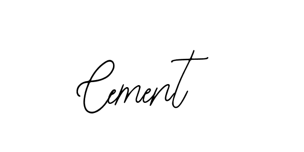 How to make Cement signature? Bearetta-2O07w is a professional autograph style. Create handwritten signature for Cement name. Cement signature style 12 images and pictures png