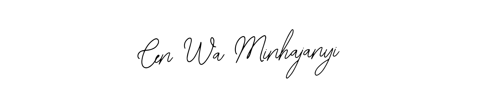 This is the best signature style for the Cen Wa Minhajanyi name. Also you like these signature font (Bearetta-2O07w). Mix name signature. Cen Wa Minhajanyi signature style 12 images and pictures png