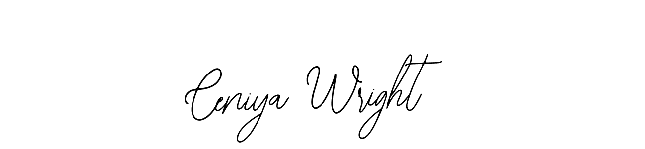 It looks lik you need a new signature style for name Ceniya Wright. Design unique handwritten (Bearetta-2O07w) signature with our free signature maker in just a few clicks. Ceniya Wright signature style 12 images and pictures png