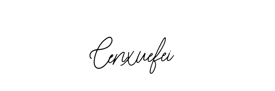 How to make Cenxuefei signature? Bearetta-2O07w is a professional autograph style. Create handwritten signature for Cenxuefei name. Cenxuefei signature style 12 images and pictures png