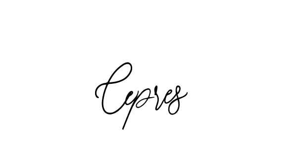 The best way (Bearetta-2O07w) to make a short signature is to pick only two or three words in your name. The name Cepres include a total of six letters. For converting this name. Cepres signature style 12 images and pictures png