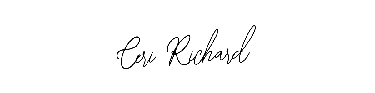 Use a signature maker to create a handwritten signature online. With this signature software, you can design (Bearetta-2O07w) your own signature for name Ceri Richard. Ceri Richard signature style 12 images and pictures png