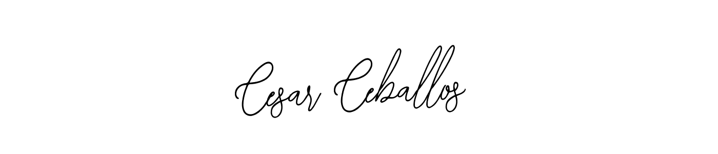 Similarly Bearetta-2O07w is the best handwritten signature design. Signature creator online .You can use it as an online autograph creator for name Cesar Ceballos. Cesar Ceballos signature style 12 images and pictures png