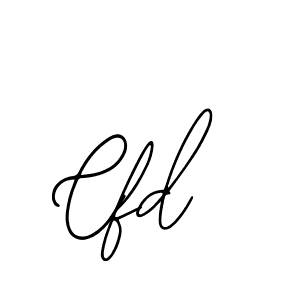 How to make Cfd signature? Bearetta-2O07w is a professional autograph style. Create handwritten signature for Cfd name. Cfd signature style 12 images and pictures png