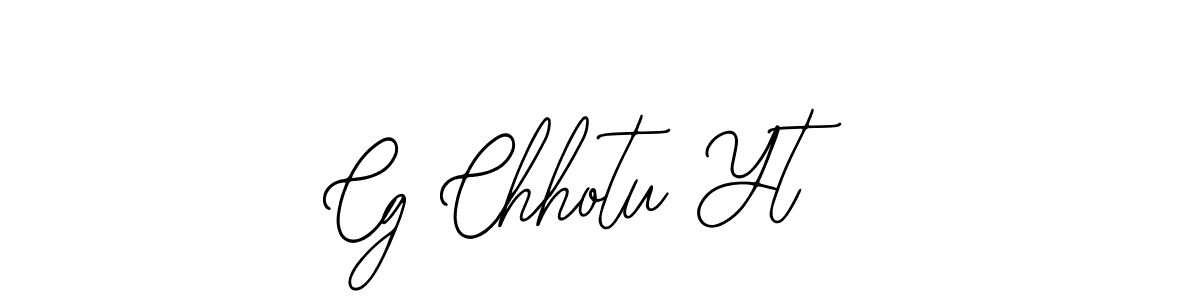 Also we have Cg Chhotu Yt name is the best signature style. Create professional handwritten signature collection using Bearetta-2O07w autograph style. Cg Chhotu Yt signature style 12 images and pictures png