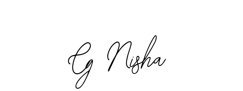 Also You can easily find your signature by using the search form. We will create Cg Nisha name handwritten signature images for you free of cost using Bearetta-2O07w sign style. Cg Nisha signature style 12 images and pictures png