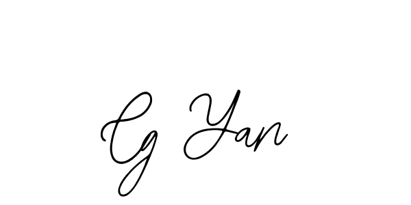 Design your own signature with our free online signature maker. With this signature software, you can create a handwritten (Bearetta-2O07w) signature for name Cg Yan. Cg Yan signature style 12 images and pictures png