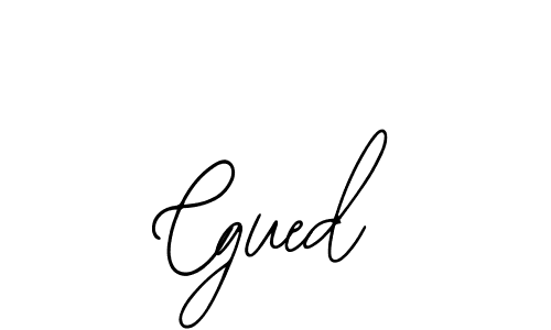How to make Cgued name signature. Use Bearetta-2O07w style for creating short signs online. This is the latest handwritten sign. Cgued signature style 12 images and pictures png